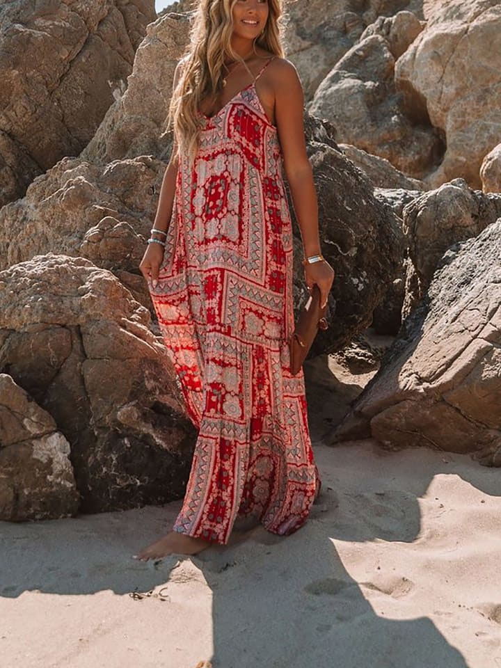 Milan Kiss Sukienka w kolorze czerwono-błękitnym rozmiar: L