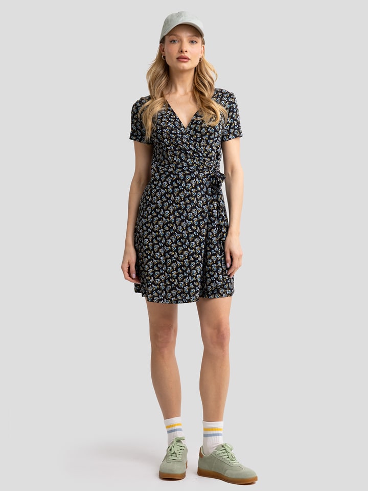 BIG STAR Sukienka w kolorze czarno-błękitnym rozmiar: M