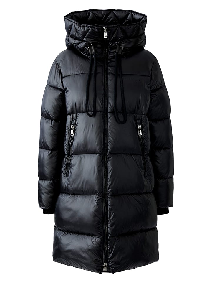 Oui Płaszcz zimowy w kolorze czarnym rozmiar: 38