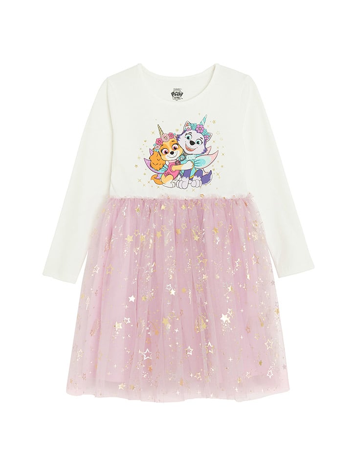 COOL CLUB Sukienka w kolorze jasnoróżowo-białym rozmiar: 98