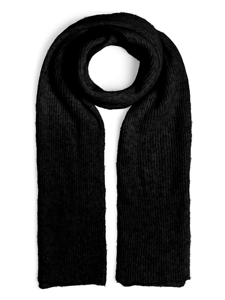 Pieces Szal w kolorze czarnym rozmiar: onesize