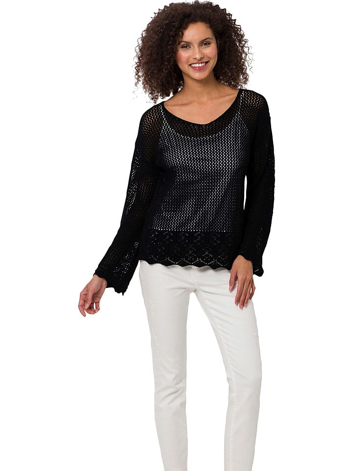 Heine Sweter w kolorze czarnym rozmiar: 34