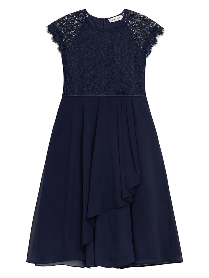 Danamade Sukienka "Dsoley" w kolorze granatowym rozmiar: 134