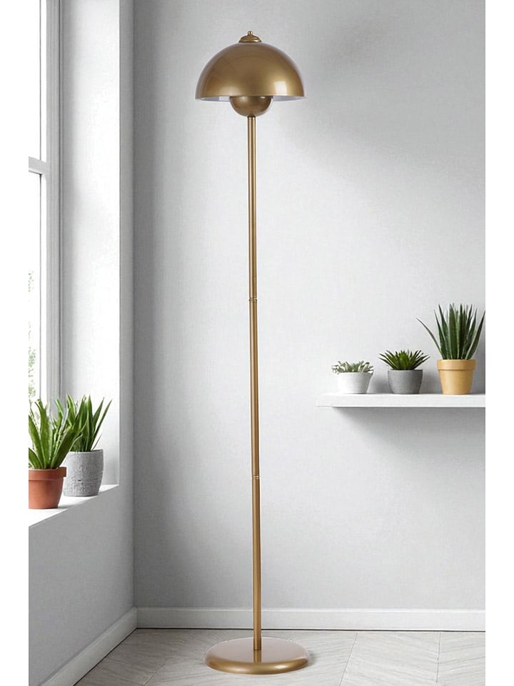 Opviq Lampa stojąca w kolorze złotym - wys. 145 cm rozmiar: onesize