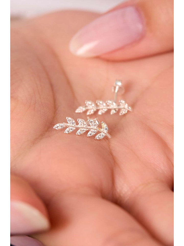 Lodie Silver Srebrne kolczyki-wkrętki z cyrkoniami rozmiar: onesize