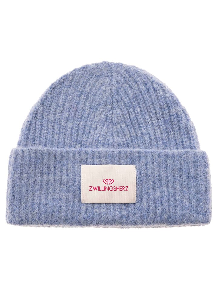Zwillingsherz Czapka w kolorze niebieskim rozmiar: onesize
