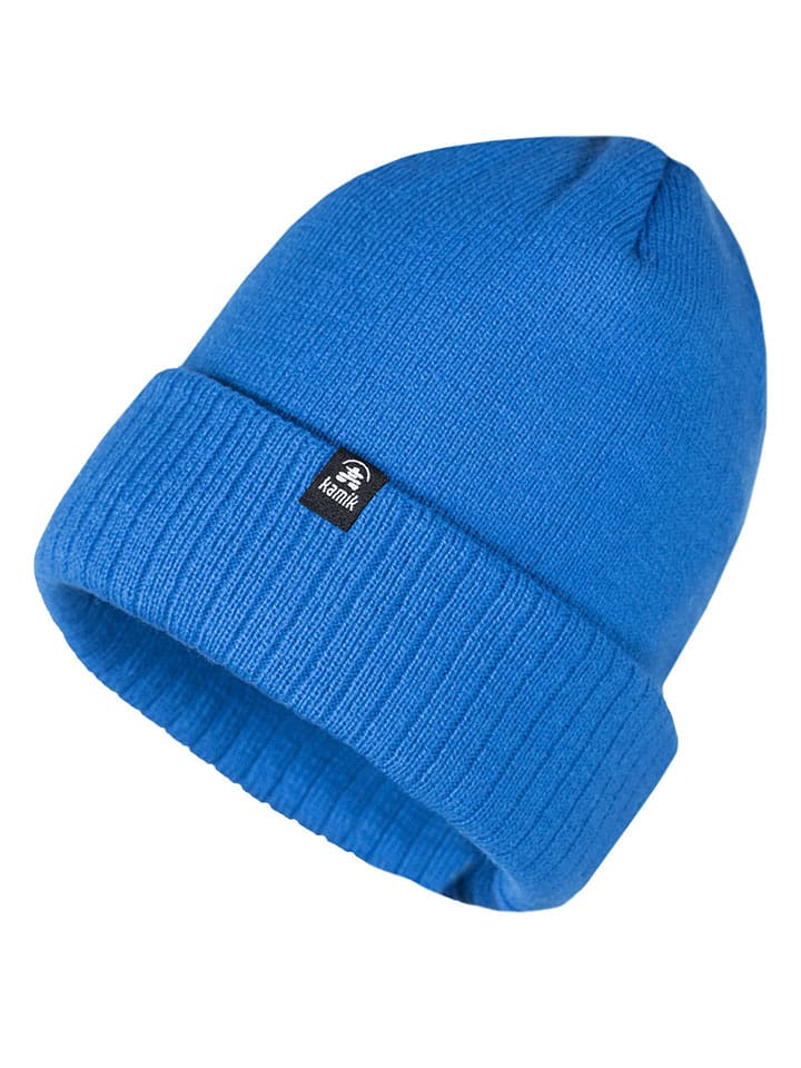 Kamik Czapka beanie "Finchs" w kolorze niebieskim rozmiar: 116-176