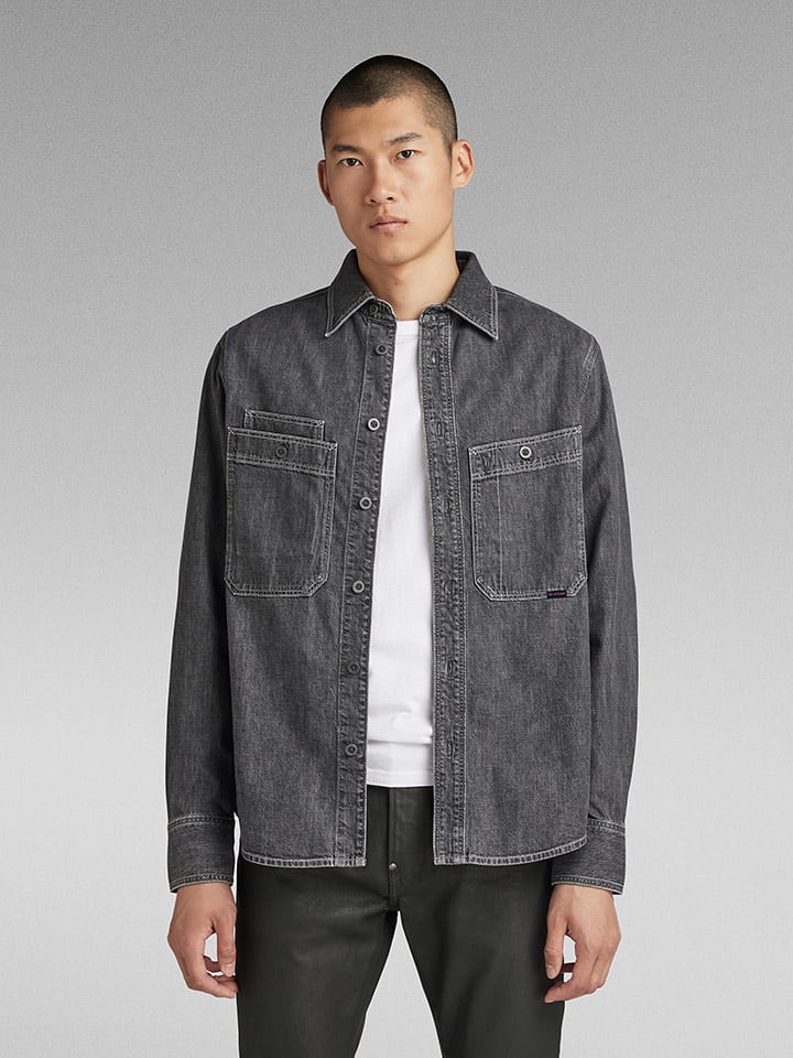 G-Star Koszula dżinsowa w kolorze czarnym rozmiar: XS