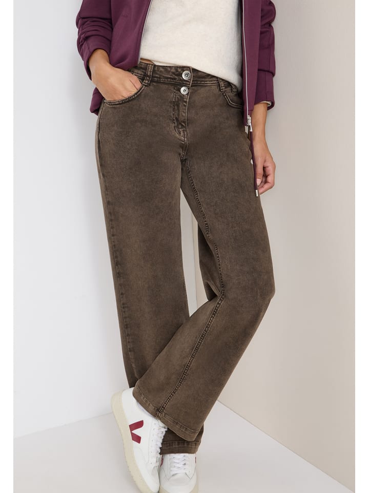 Cecil Dżinsy - Comfort fit - w kolorze brązowym rozmiar: W31/L32