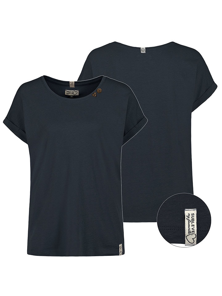 Sublevel Koszulka w kolorze granatowym rozmiar: S