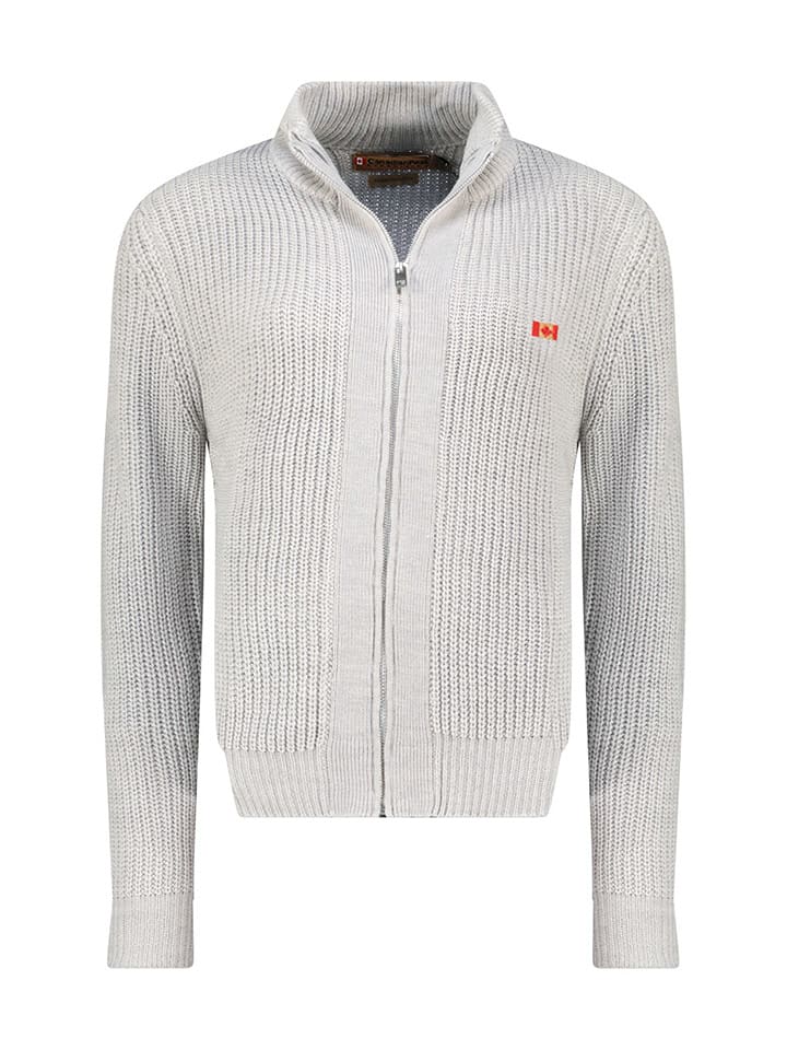 Canadian Peak Kardigan w kolorze szarym rozmiar: 3XL