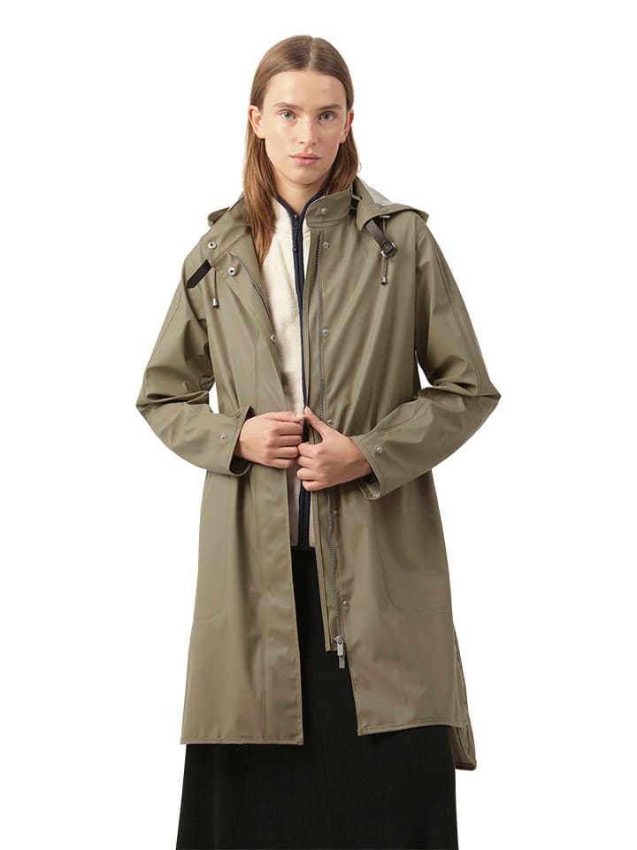 Ilse Jacobsen Płaszcz przeciwdeszczowy w kolorze khaki rozmiar: 38