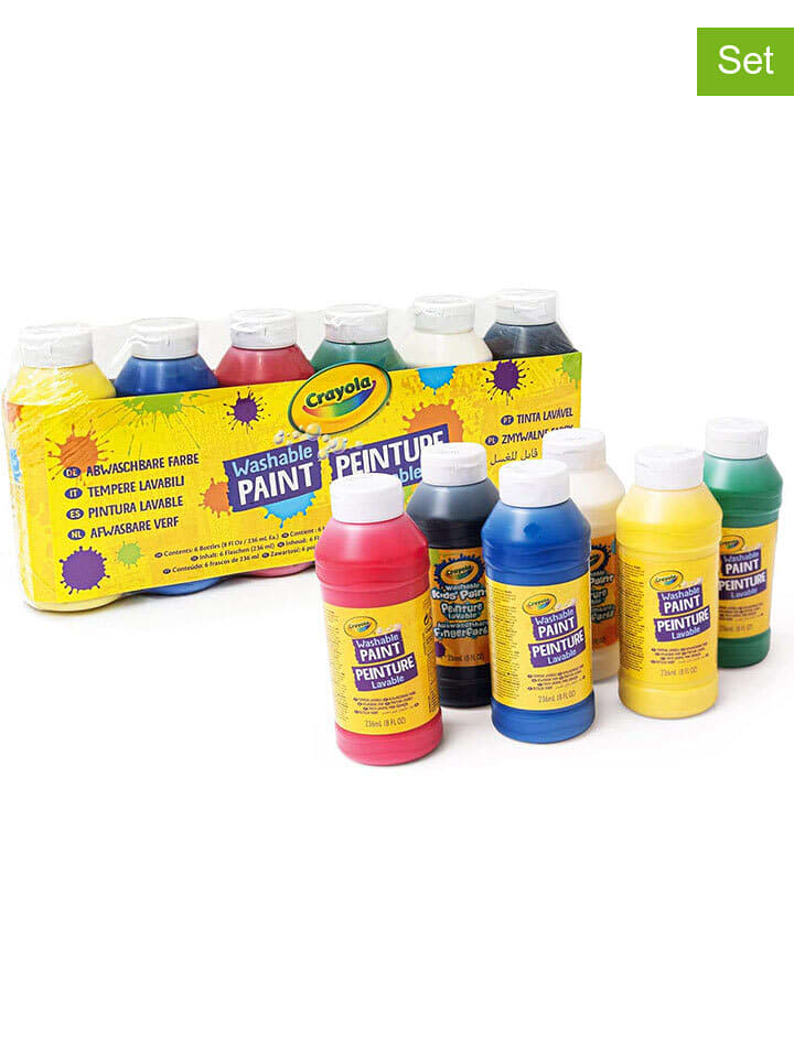 Crayola Farbki (6 szt.) - 3+ rozmiar: onesize