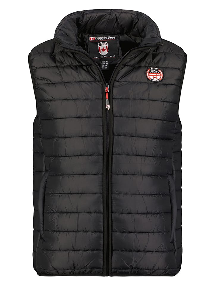 Canadian Peak Kamizelka pikowana "Vatikeak" w kolorze czarnym rozmiar: 164