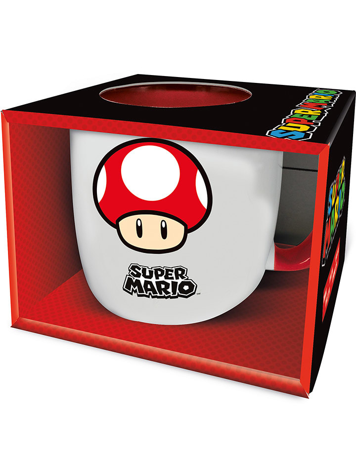 Stor Kubek "Super Mario" w kolorze białym ze wzorem - 380 ml rozmiar: onesize