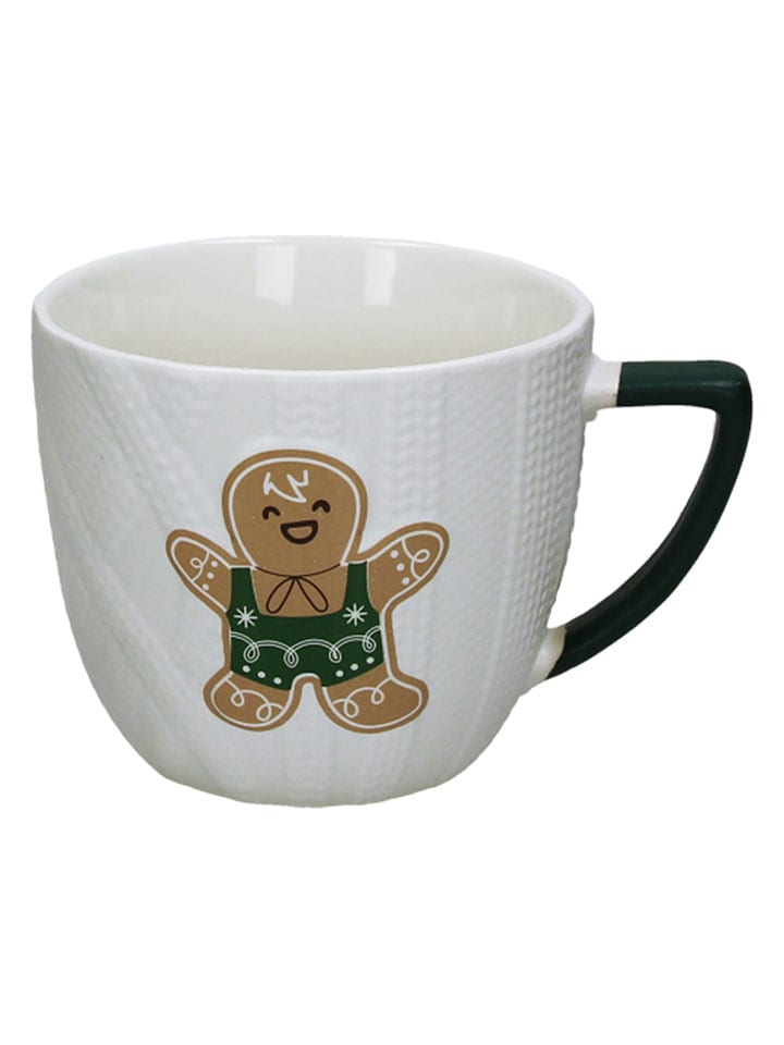 Tognana Kubek jumbo "Stoccolma" w kolorze biało-zielonym - 520 ml rozmiar: onesize