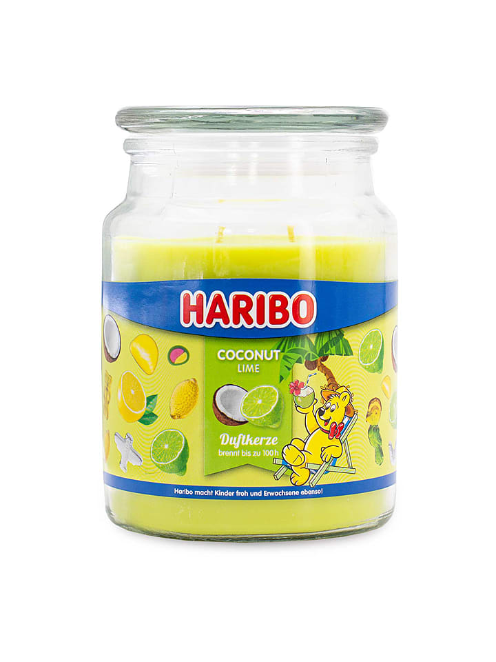 Haribo Świeca zapachowa "Haribo - Coconut Lime" - 510 g rozmiar: onesize
