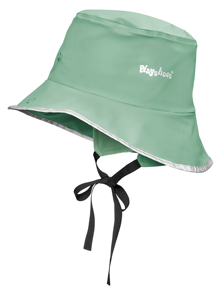Playshoes Kapelusz przeciwdeszczowy w kolorze zielonym rozmiar: 48-52 cm