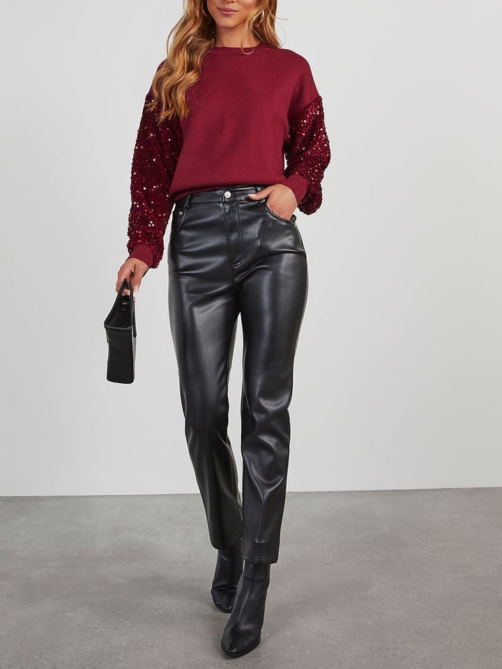 LA Angels Sweter w kolorze bordowym rozmiar: S