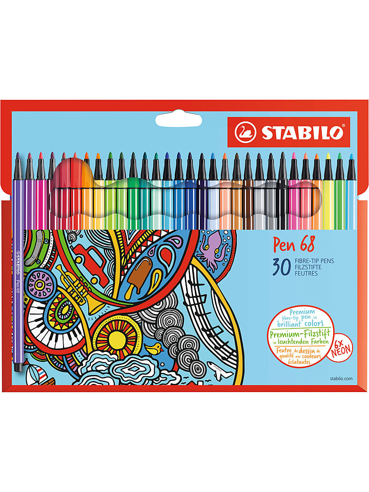 STABILO Mazaki (30 szt.) "STABILO Pen 68" rozmiar: onesize
