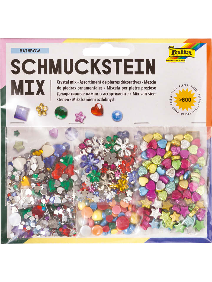 folia PAPER Zestaw ozdobnych kamyczków w różnych kolorach rozmiar: onesize