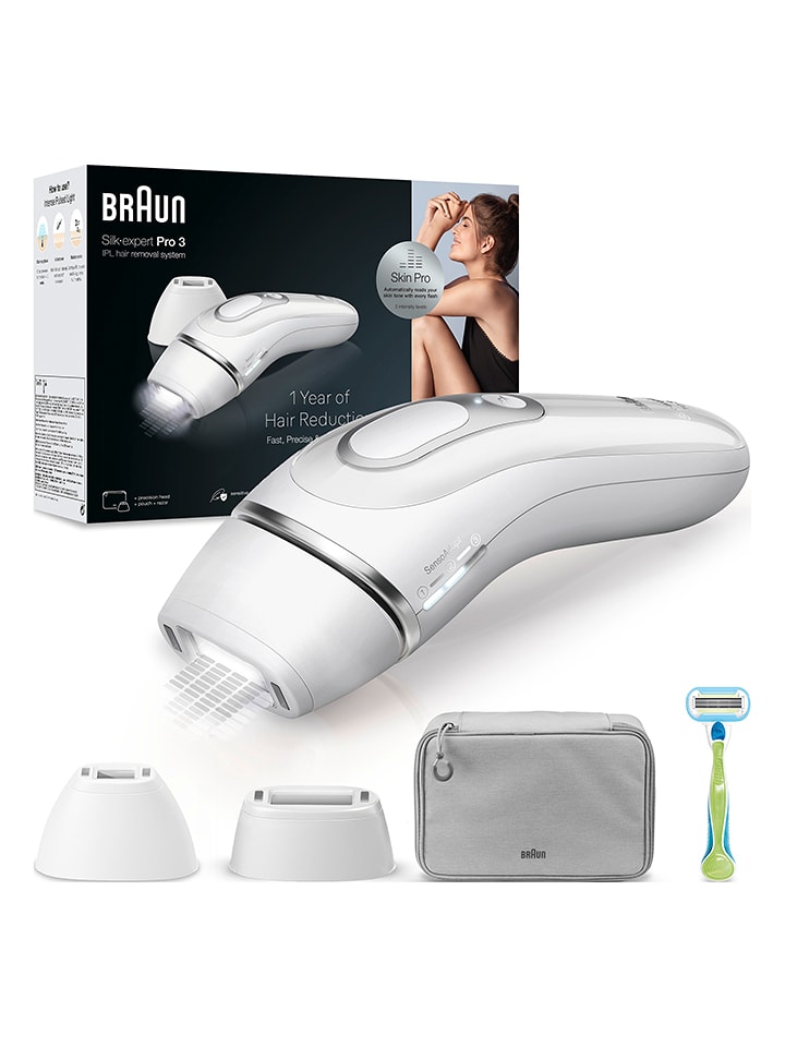 Braun Depilator IPL "Silk-expert Pro IPL PL3122" w kolorze srebrno-białym rozmiar: onesize