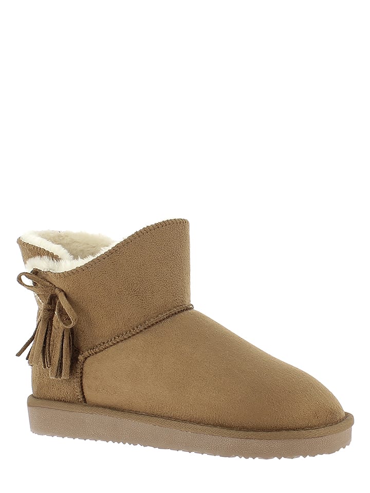 ISLAND BOOT Botki zimowe "Cullen" w kolorze jasnobrązowym rozmiar: 38