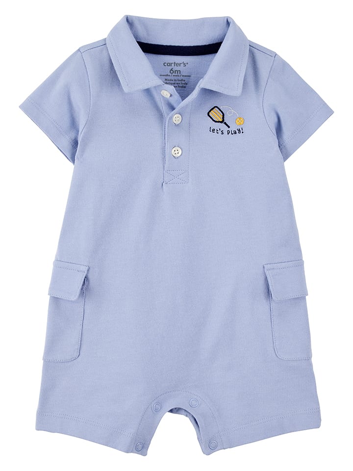 carter's Rampers w kolorze niebieskim rozmiar: 68