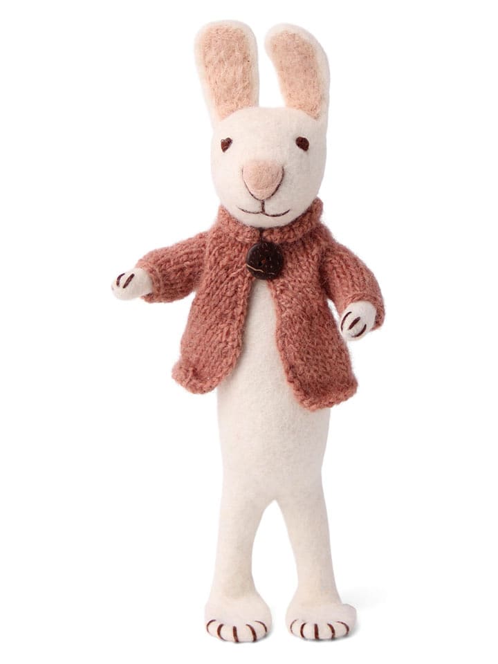 Gry & Sif Figurka dekoracyjna "Bunny" w kolorze białym - 25 x 55 x 9,5 cm rozmiar: onesize