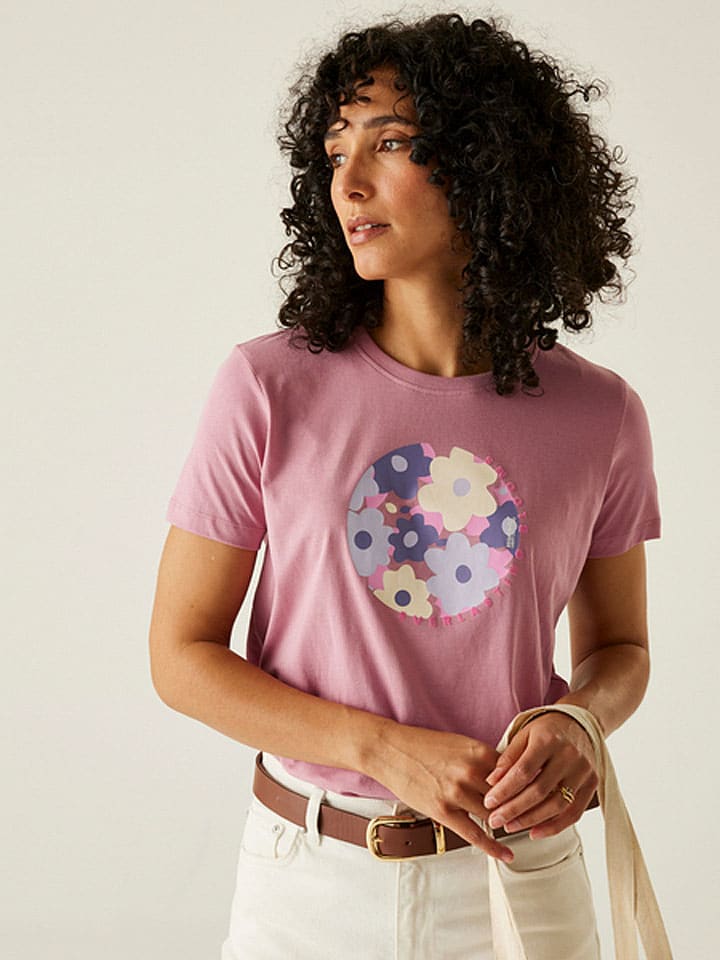 Regatta Koszulka "Filandra IX" w kolorze jasnoróżowym rozmiar: 42