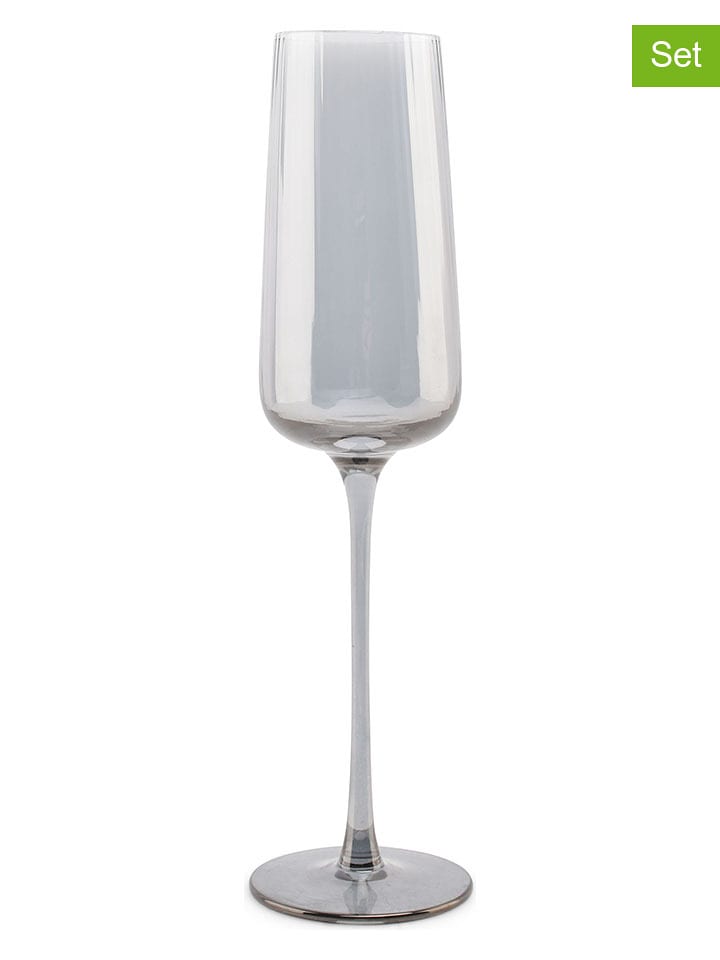 Salt and Pepper Kieliszki (4 szt.) "Ray" do szampana - 240 ml rozmiar: onesize