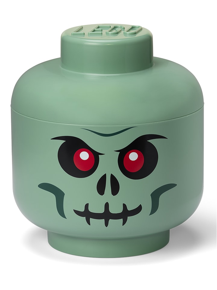 LEGO Pojemnik "Skeleton" w kolorze zielonym - wys. 27,1 x Ø 24 cm rozmiar: onesize
