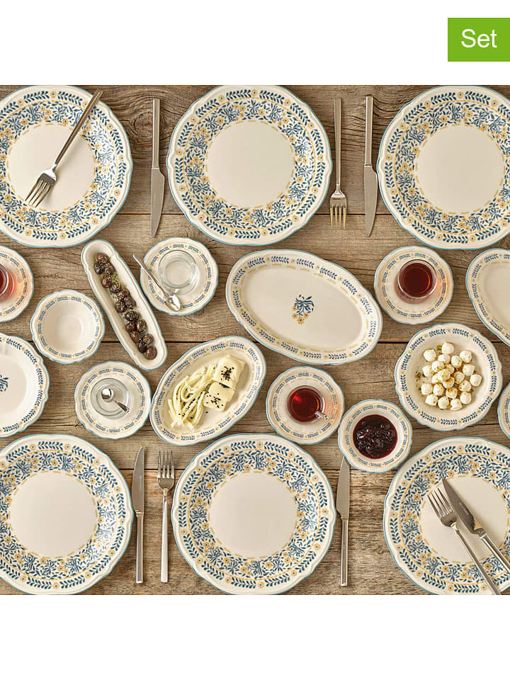 BELLA MAISON 26-częściowy zestaw śniadaniowy w kolorze niebieskim rozmiar: onesize