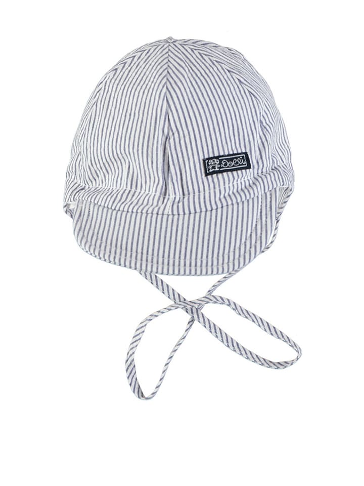 Döll Czapka w kolorze biało-niebieskim rozmiar: 45 cm