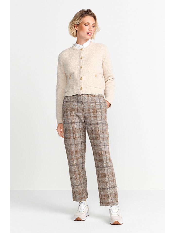 Rich & Royal Kardigan w kolorze kremowym rozmiar: L