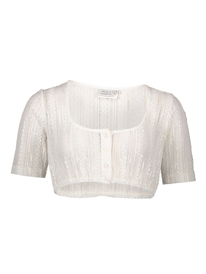 Melega Bluzka " Dirndl" w kolorze kremowym rozmiar: 38