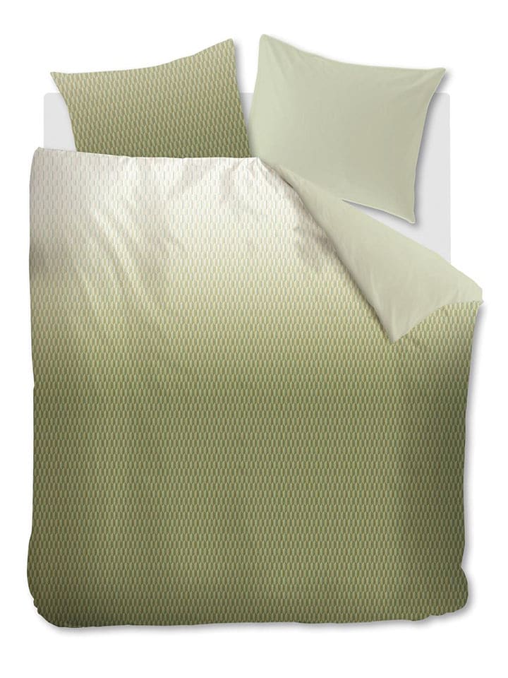 Beddinghouse Komplet pościeli aksamitnej "Nora" w kolorze zielonym rozmiar: 135x200 cm