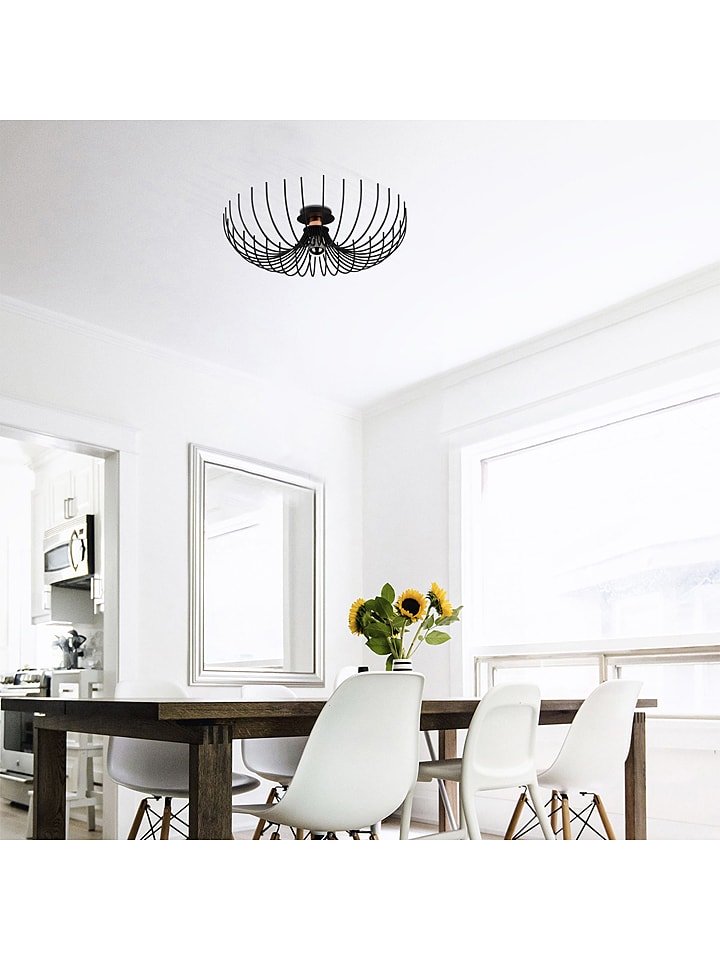 Opviq Lampa sufitowa w kolorze czarnym - wys. 16 x Ø 56 cm rozmiar: onesize