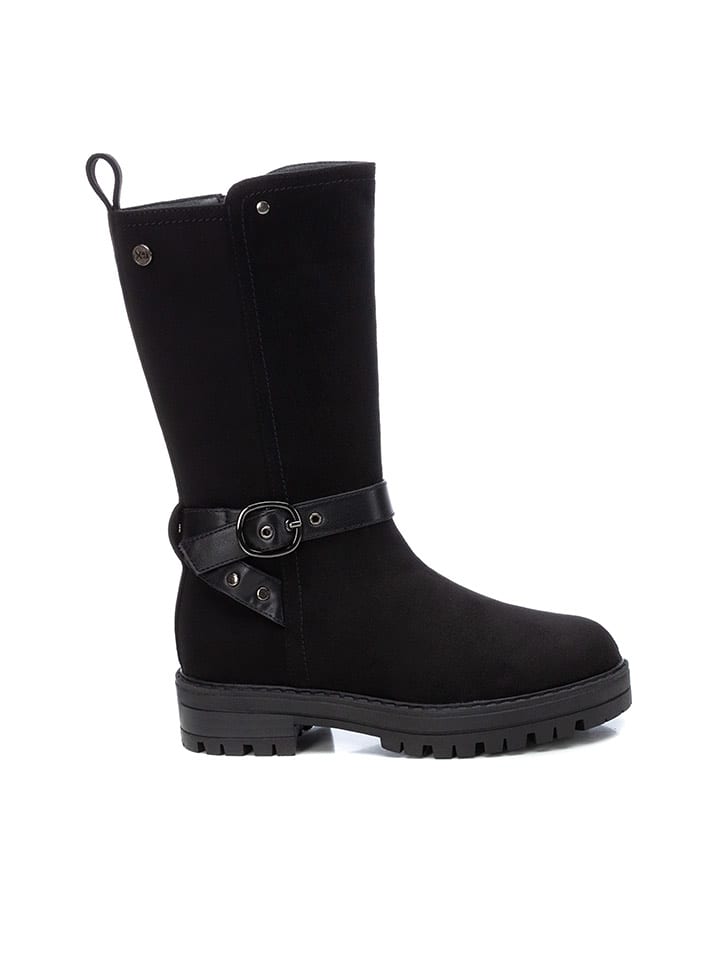 XTI Kids Kozaki w kolorze czarnym rozmiar: 34