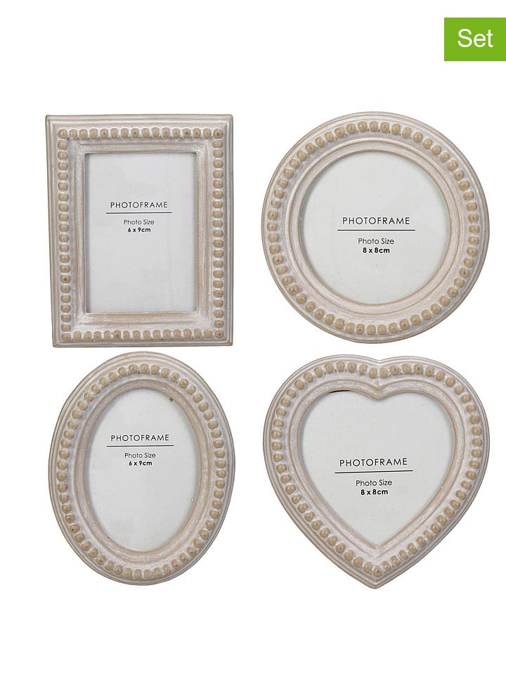 Kersten Ramki (4 szt.) w kolorze białym na zdjęcia - 9 x 6 cm rozmiar: onesize