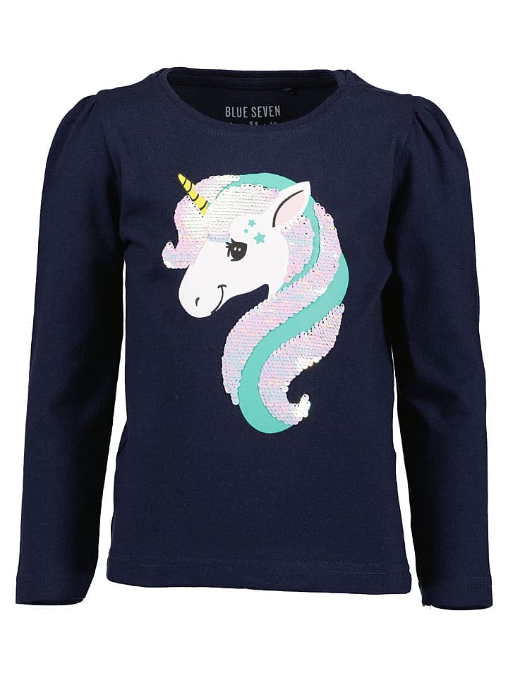 Blue Seven Koszulka w kolorze granatowym rozmiar: 116