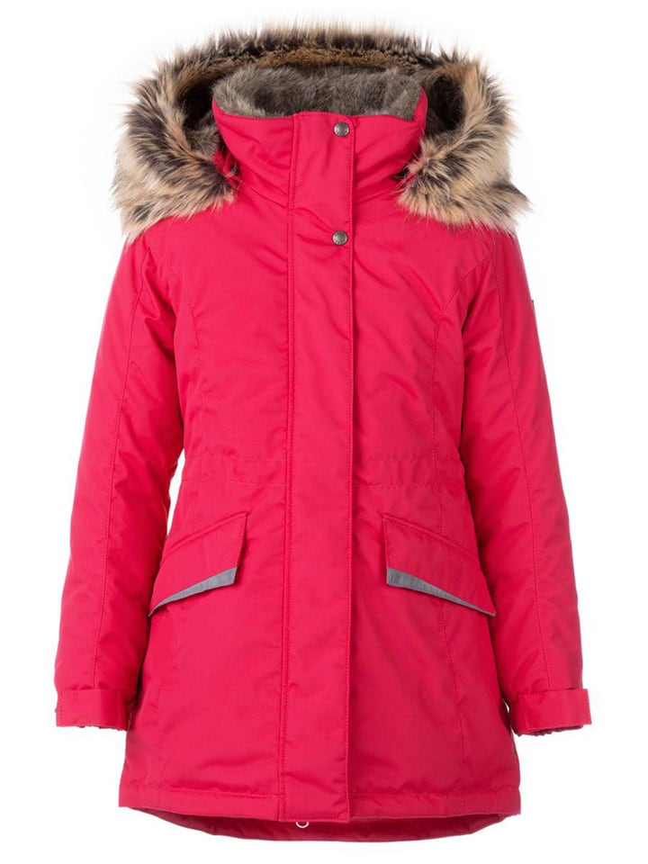LENNE Parka zimowa "Ella" w kolorze czerwonym rozmiar: 140