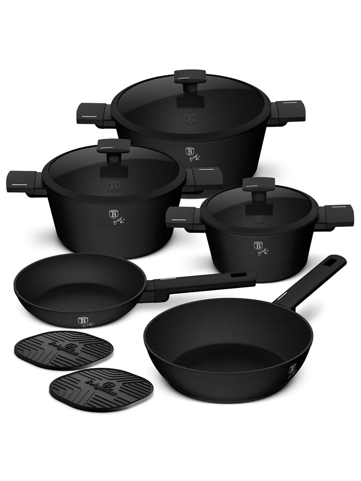Berlinger Haus 10-częściowy zestaw "Matte Black Collection" w kolorze czarnym rozmiar: onesize