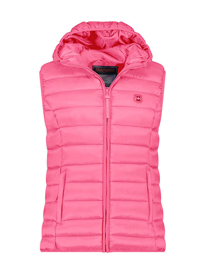 ANAPURNA Kamizelka pikowana "Vakitalana" w kolorze różowym rozmiar: XXL