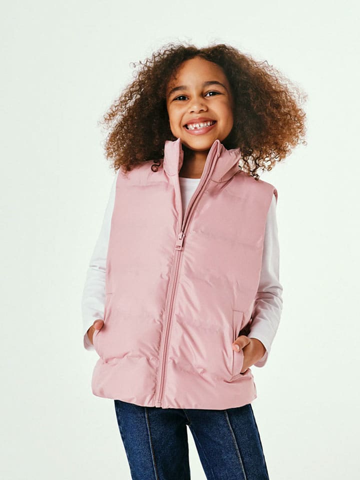 COOL CLUB Kamizelka pikowana w kolorze jasnoróżowym rozmiar: 116