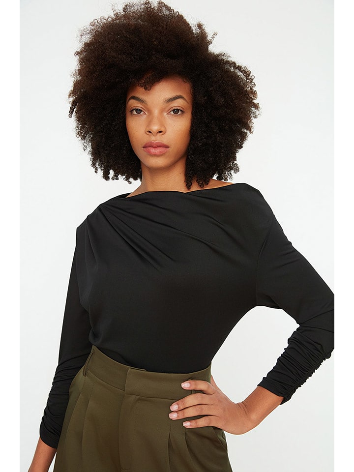 trendyol Koszulka w kolorze czarnym rozmiar: L