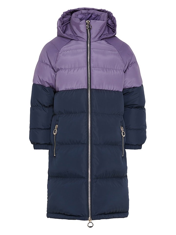 HULABALU Kurtka pikowana "Diana" w kolorze fioletowo-czarnym rozmiar: 134/140