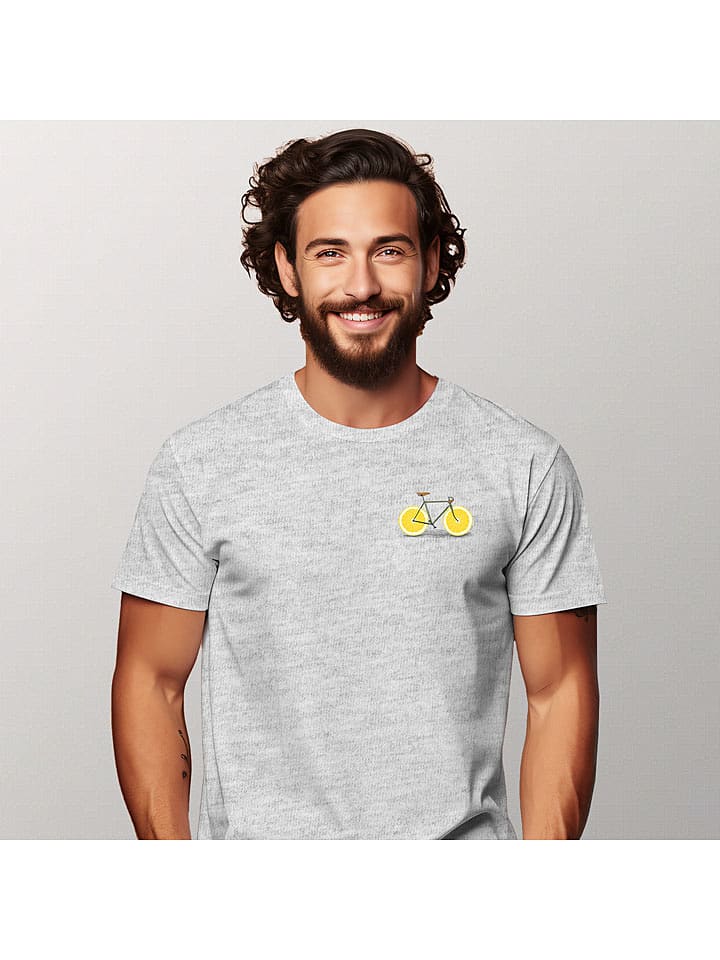 WOOOP Koszulka "Zest" w kolorze szarym rozmiar: S