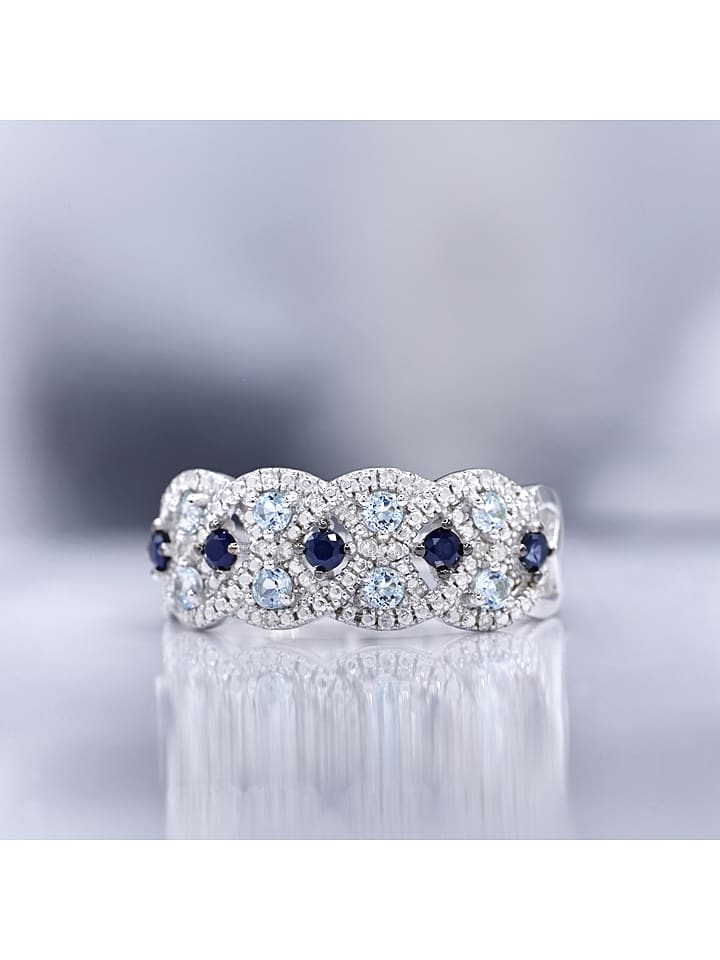 DIAMOND & CO Złoty pierścionek "Astéria" z diamentami rozmiar: 54