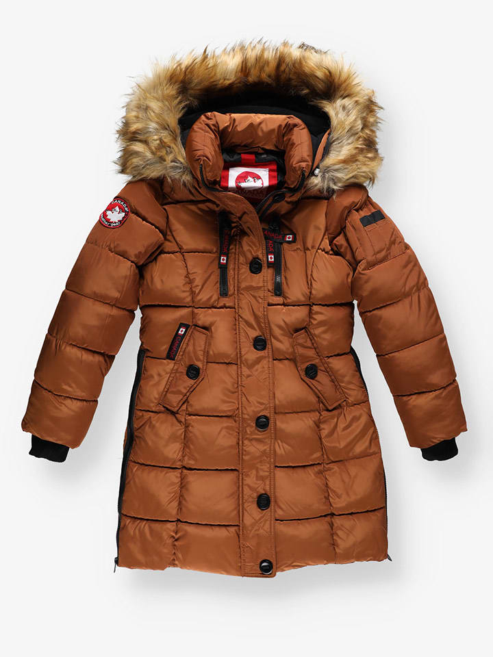 CANADA weather gear Parka w kolorze jasnobrązowym rozmiar: 158/164